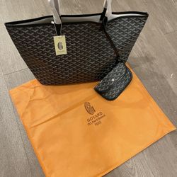 Goyard Canvas Tote Bag 