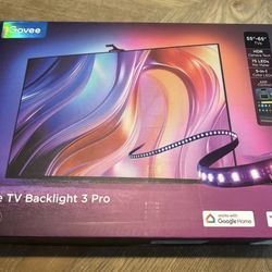 Govee TV Backlight 3 Pro with HDR Triple Camera, 11.8 Ft  The Govee TV Backlight 3 Pro with HDR Triple Camera is a high-quality LED TV equipped with a