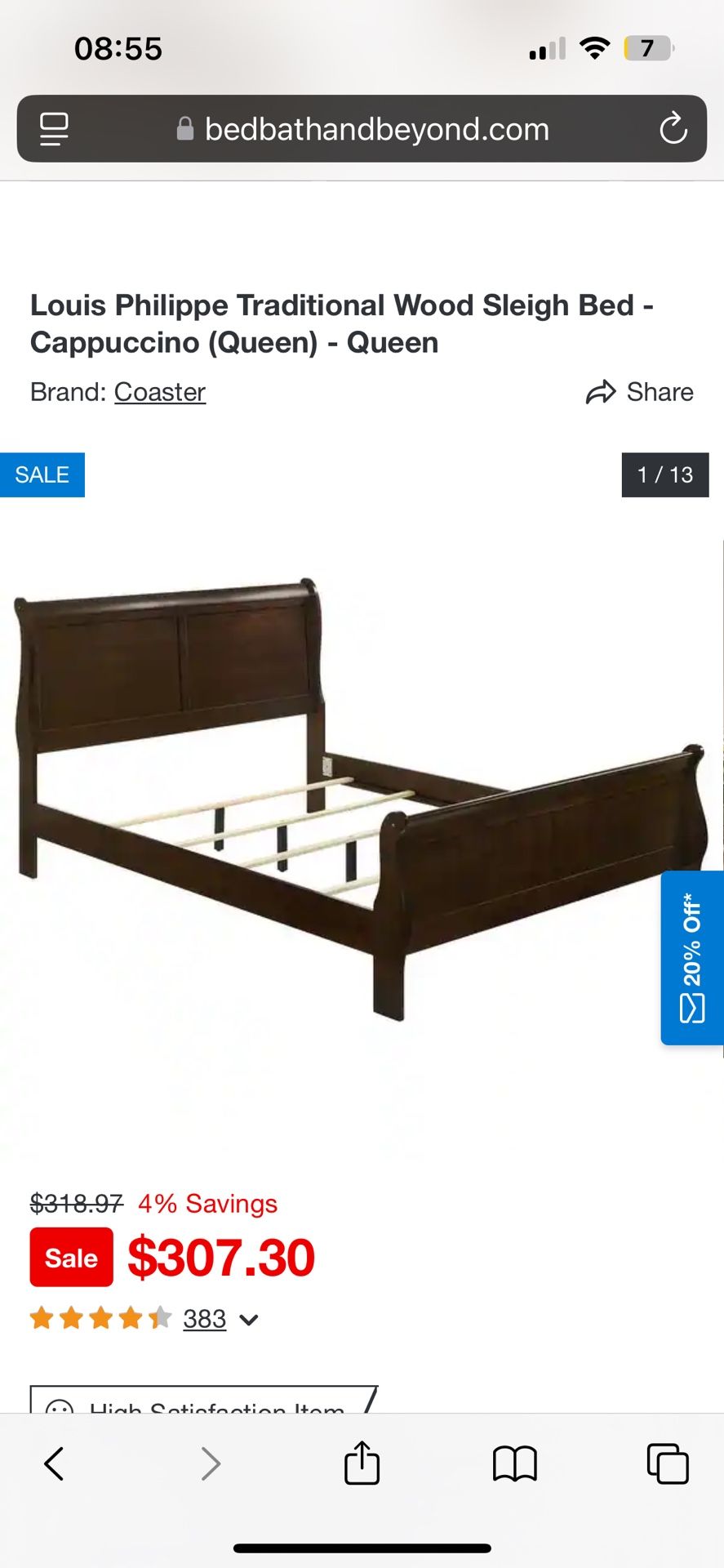 Coaster Bed Frame