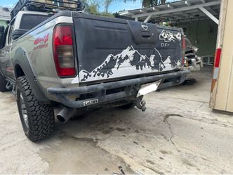 1st gen Nissan frontier front & back off-road bumper and grill