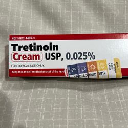 Unopened Tretinoin 0.025%