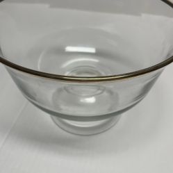 Vintage Glass Trifle Bowl 