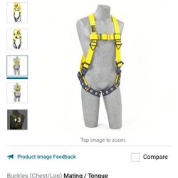 Sala Shock Absorbing Lanyard 6' & Sala Safety Harness
