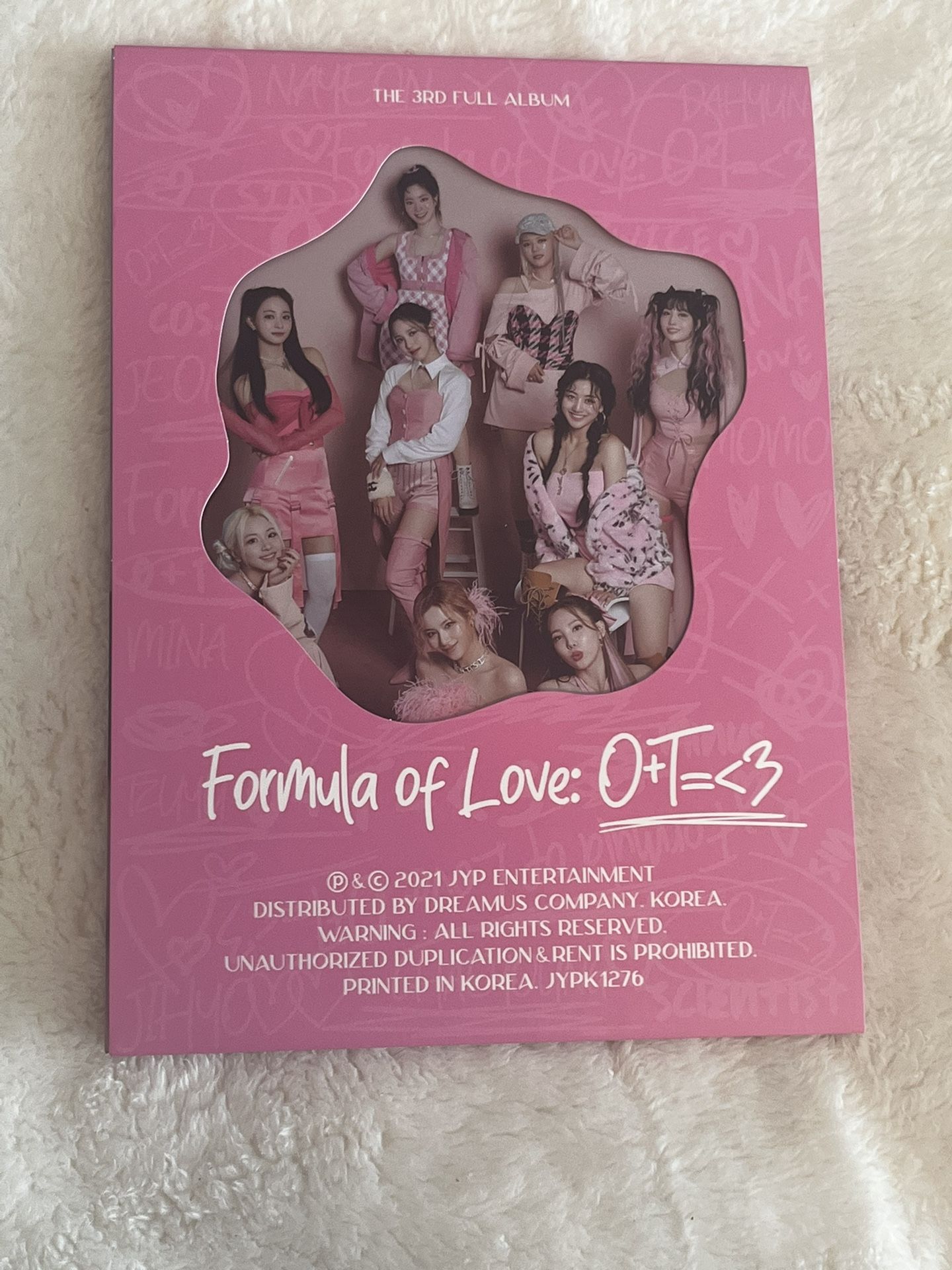 TWICE- FORMULA OF LOVE ALBUM