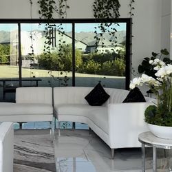 $2,800 Z gallerie white couches