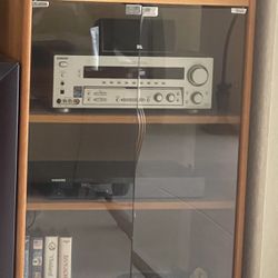 Entertainment Audio Equipment Storage Cabinet 