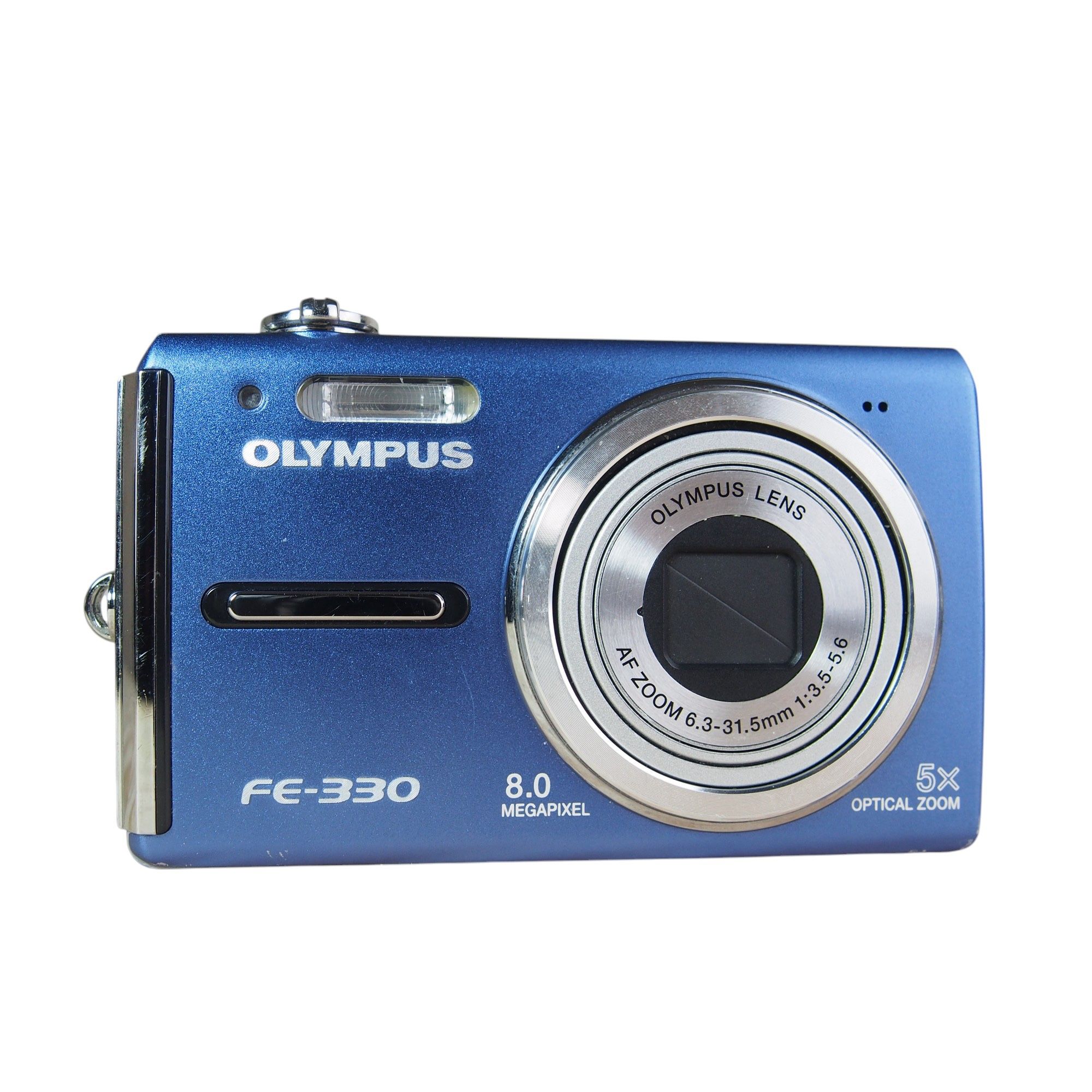Olympus FE-330 8.0MP Digital Camera Bundle Blue 5X Zoom w/Charger + Battery EUC Comes with: Camera Charger Battery *Guaranteed to work! FULLY TESTED F