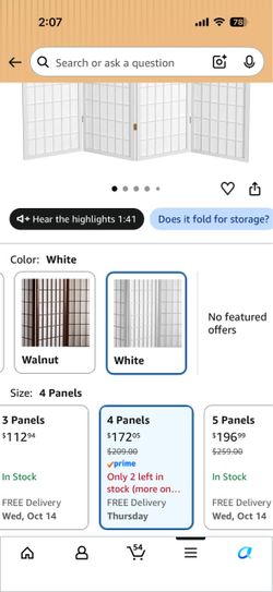 Room divider