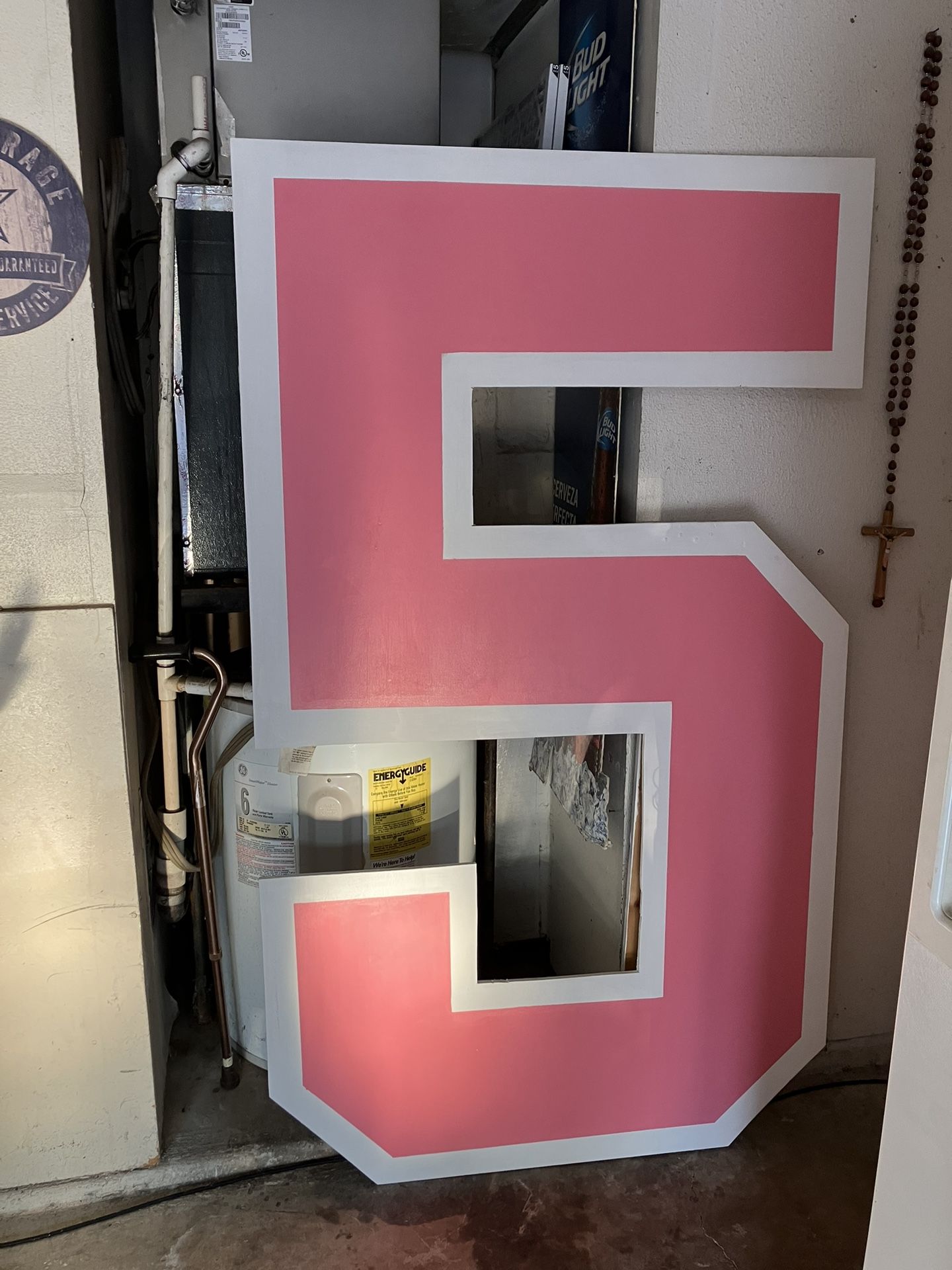 6ft Wooden Numbers