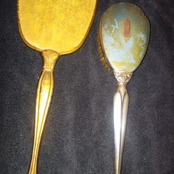Vintage Brush And Mirror 