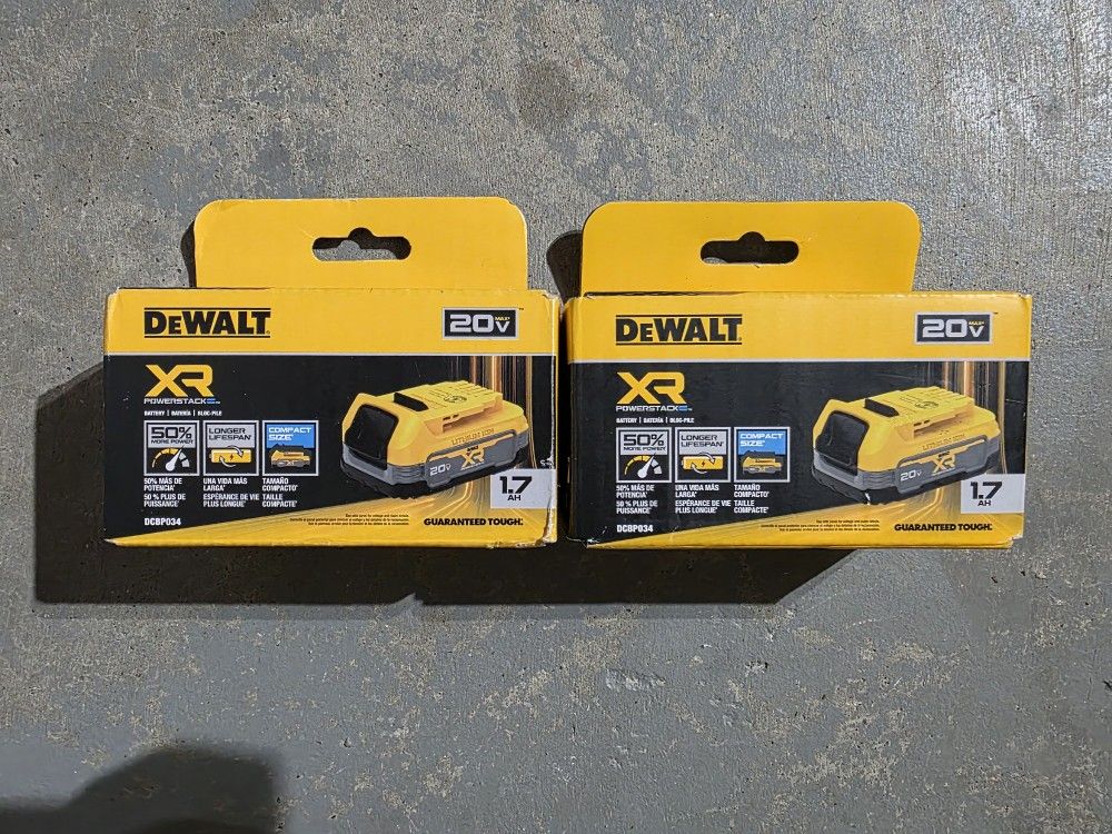 DeWalt 20Volt Power Stack Batteries 