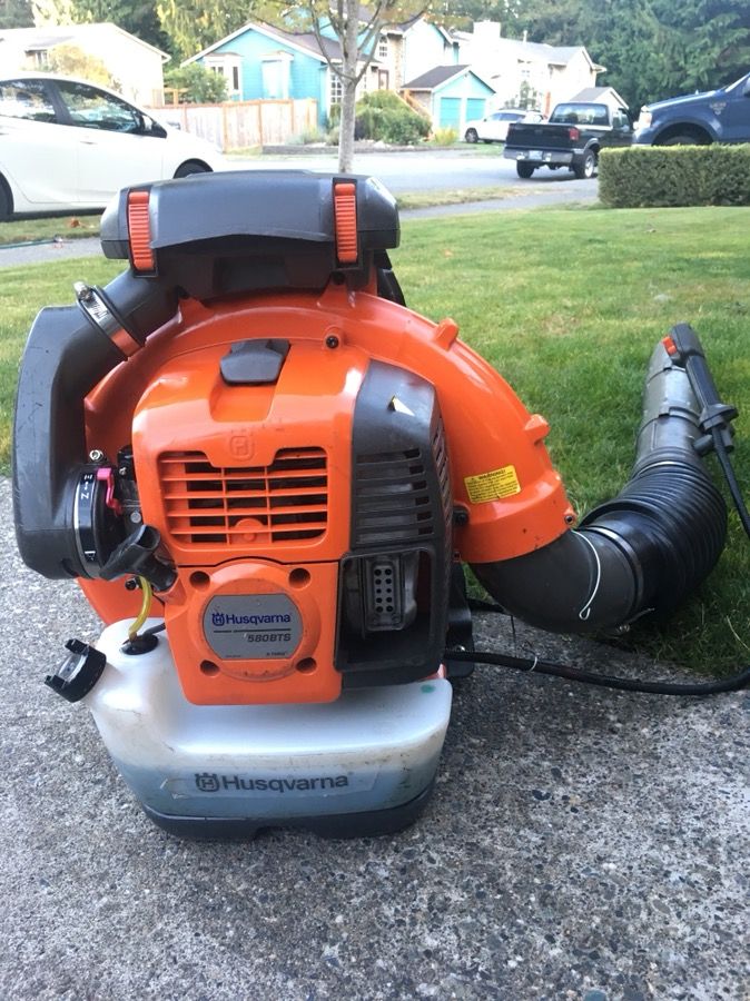 Husqvarna 580BTS 75.6cc professional Backpack Leaf 🍁 🍃 🍂 Blower,good working condition