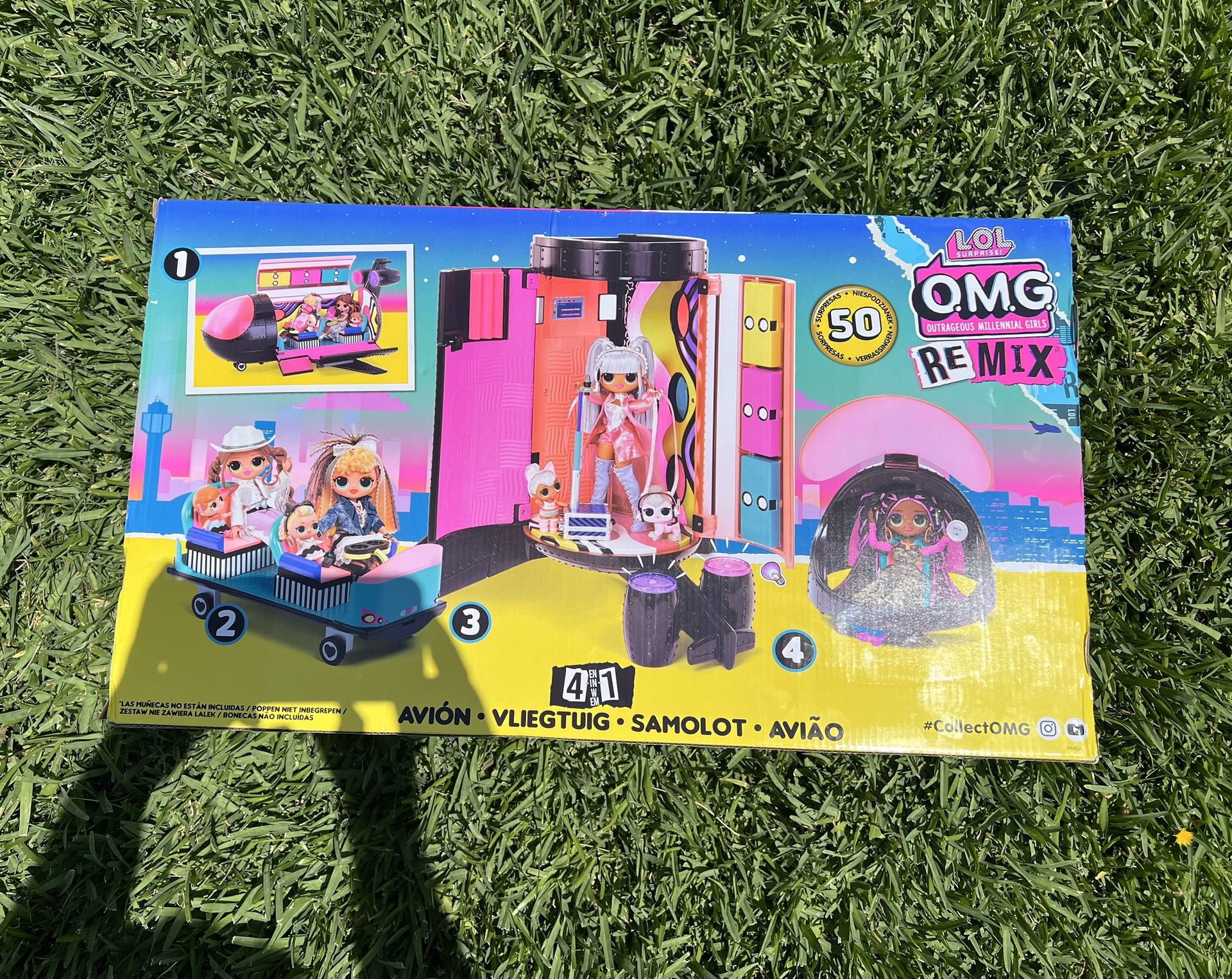 LOL Surprise Remix 4-in-1 Plane - New in Packaging!