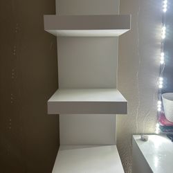 2 Full Length Hanging Shelves 