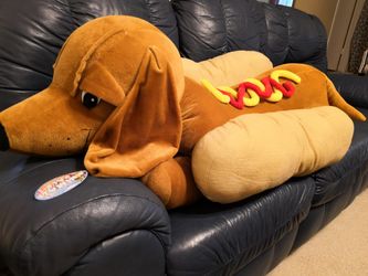 Super Big Stuffed Animal Dog With Tag