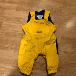 Columbia 18 Month Unisex Snow Bib Fleece Lined 