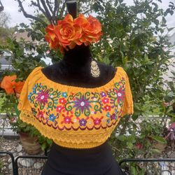 Blusas bordado Artesanal Mexicano