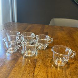 Anchor Hocking Berwick Boopie Tea /coffee Cup And Pitcher 