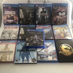 PS4 Games ( Read Description )