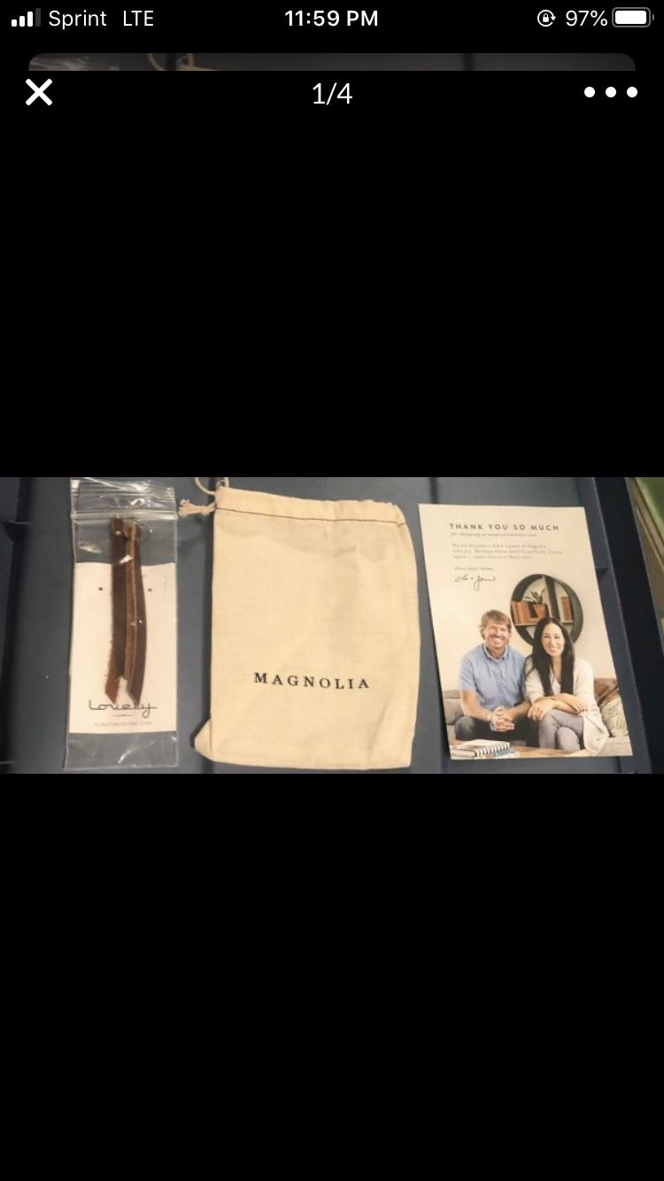 Magnolia Joanna Gaines And Chip Gaines New Earrings