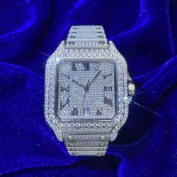 Iced out watch for men