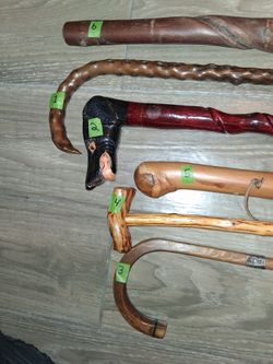 #2 Hand Crafted Antique / Vintage Walking  canes/ Sticks ( Read Description)
