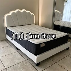 New Queen Bed Frame With Mattress
