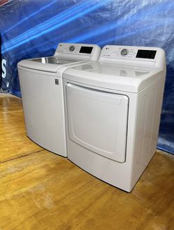 Elegant LG Washer And Gas Dryer Free deliver and install 3 Month Warranty👈