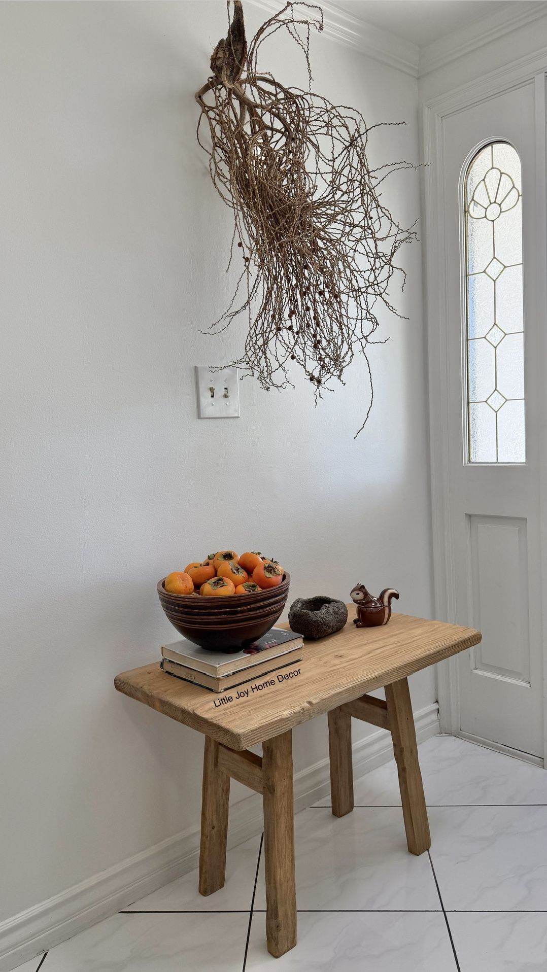 Earthy Nature Elements Home Styled Side Table/Coffee Table/Kid’s Desk