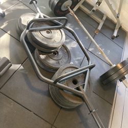 Torque Fitness Brand Force Hex Knurled Trap Barbell 50 Lb - Retails For $500