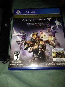 Ps4 Destiny the taken king