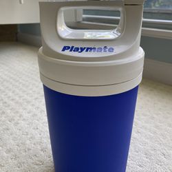 Playmate Blue and White Water Jug Cooler Half Gallon