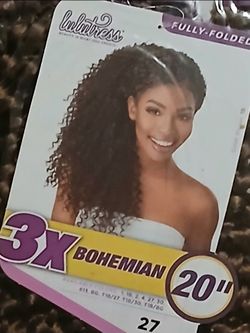 20" hair extensions bohemian passion twist $10 each