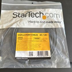 StarTech MDP2DPMM6 6ft Mini DisplayPort to DisplayPort Adapter Cable - M/M