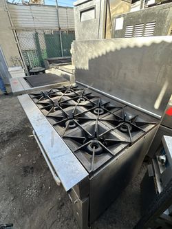6 Burner Commercial Range With Oven