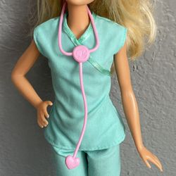 Vintage Mattel Nurse Barbie Doll 