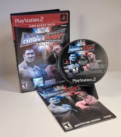 Smack Down Vs Raw 2006 - Complete Playstation 2 Game