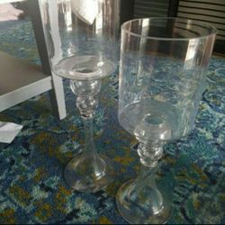 Glass Candle Holders 