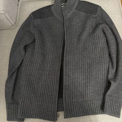 Original Weatherproof Vintage Men's Wool Jacket Full Zip Size M