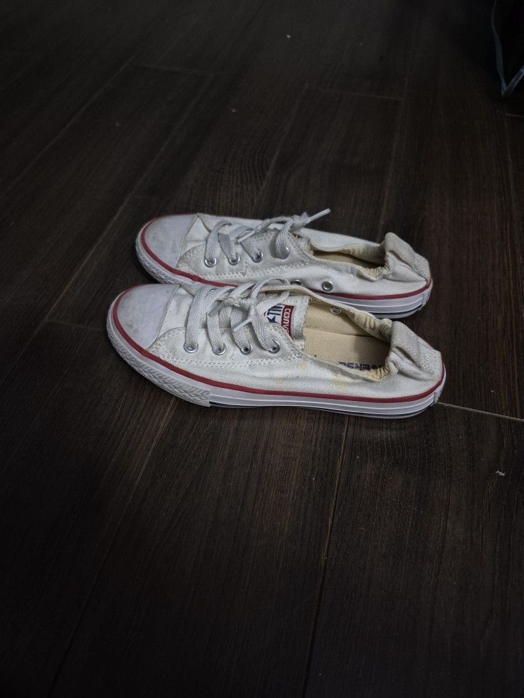 Converse All Star White Size 2 Kid