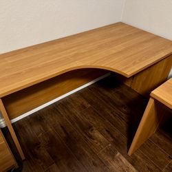 Corner Desk And Bookcase