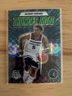 2024-2025 Panini Mosaic Anthony Edwards #4 Thunder Road Minnesota Timberwolves