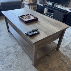 Living Room Table With Hidden Storage
