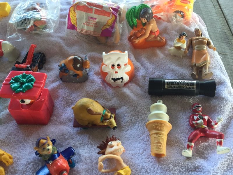 Collectible toys from Mc and toys without their package