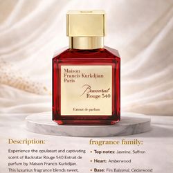 Maison Francis kurkdjian Baccarat rouge 540🔥