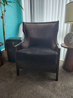 2 Dark Chocolate Upholstered Accent Armchair
