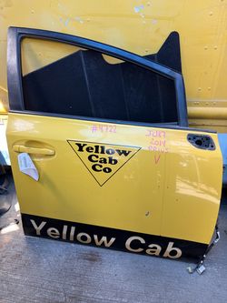Toyota Prius V Front Door Yellow Passenger Side RH 2012 - 2018 ; JC187