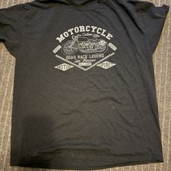 MENS XL T SHIRT MOTORCYCLE 