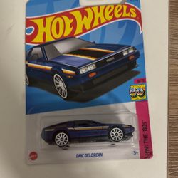 DMV Delorean Blue Hotwheel 