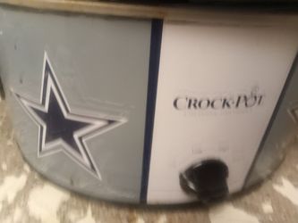 Rare Vintage Large NFL Cowboys Crock-Pot